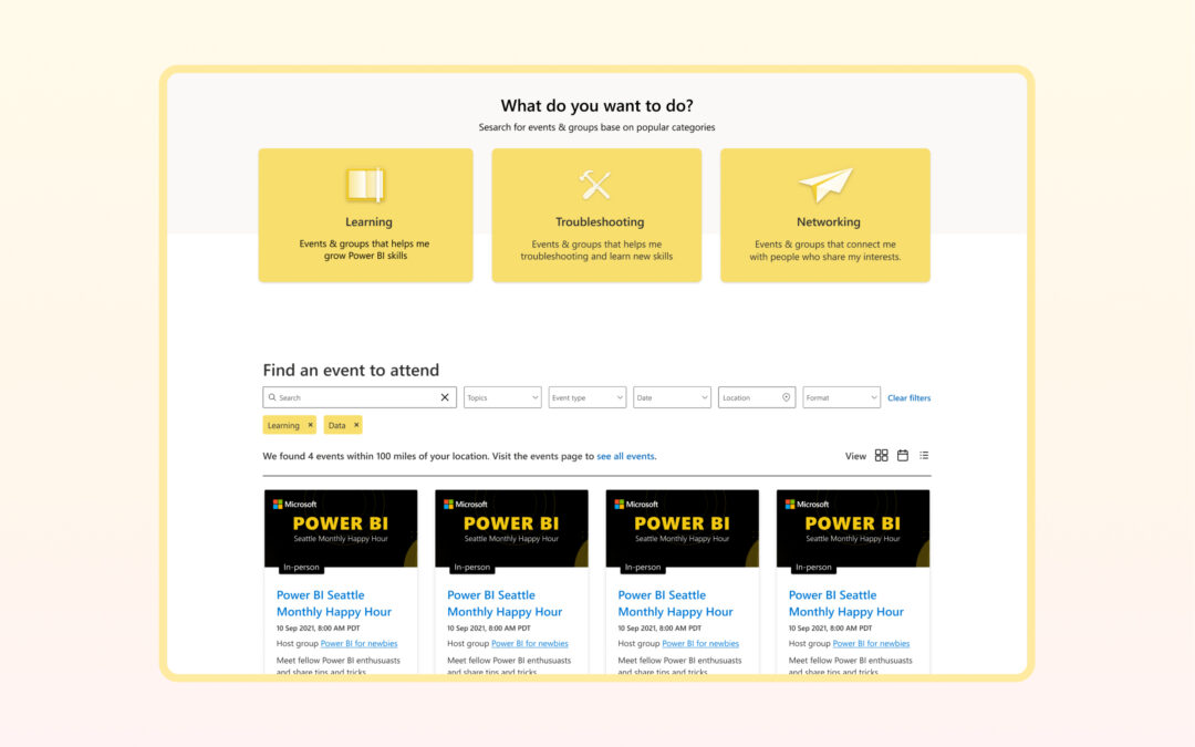 Protected: Designing Discovery for Groups & Events